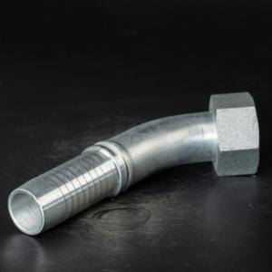 Wholesale Stainless Steel Hydraulic Elbow Pipe Hose Fittings Metric for Crimping Pressing 20441 from china suppliers