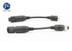 Harness 6 Pin Auto Rear View Camera Cable , Mini Din Cable PVC Insulated