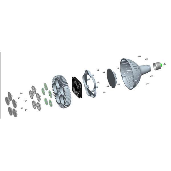 AC220V AC110V 60W dimmable E27 led par38 light led par38 lamp with OSRAM 3030 leds Replace 120W metal halide