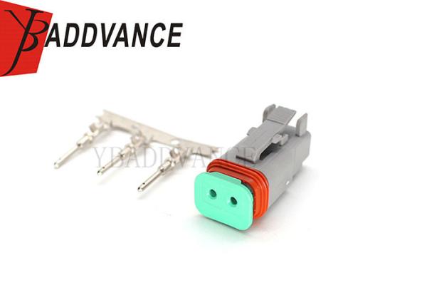 2 Pin Female Deutsch Connector , TE Connectivity Connector DT06-2S ISO9001