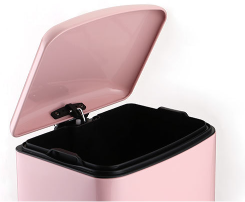 6L 12L 30L Indoor Trash Can Stainless Steel Trash Can With Foot Pedal