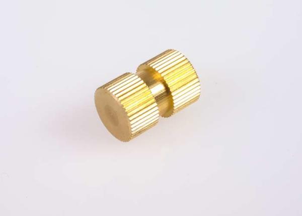 Equipment Parts Brass Knurled Nut / Threaded Round Ring Knurled Rivet Nut Non