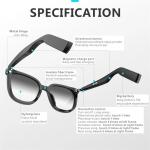 Music Polarized 220mAh Smart Audio Sunglasses With Microphone