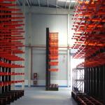 Warehouse High Capacity Cantilever Material Racks For Heavy Pipe / Lumber