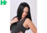 Natural Black Skin Hairline Long Straight Hair Wigs Russian Style Synthetic Wig