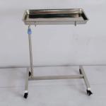 Stainless Steel Mayo Table Surgical Instrument Table Adjustable Height Hold