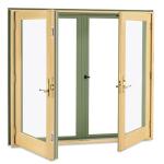 5mm+12A+5mm Aluminum Clad Casement Windows Thermal Break Wood Grain