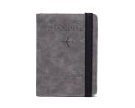 Custom Logo Pu Leather Passport Cover Rfid Blocking Passport Holder Travel