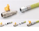 DN10 brass quick hose connector for Home Gas Appliances ISO9001