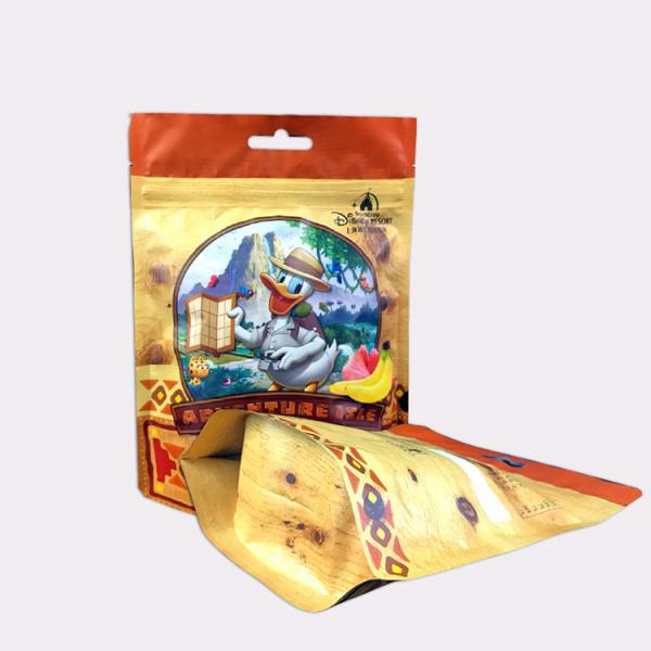 Biodegradable Foil Ziplockk Packaging Bag Waterproof Food Moisture Proof Plastic