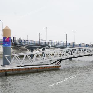 Wholesale Customizable Marine Aluminum Gangways Ramps Floating Dock Pontoon Bridge For Yacht Use from china suppliers