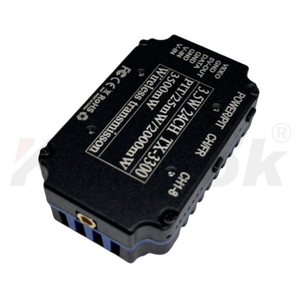 3.3G 3.5W Drone Video Transmitter 3.3G VTX for FPV Racing Drone Long Distance Analog VTX 24CH