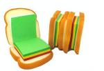 New creative gift product bread sandwich sticky note memo pad