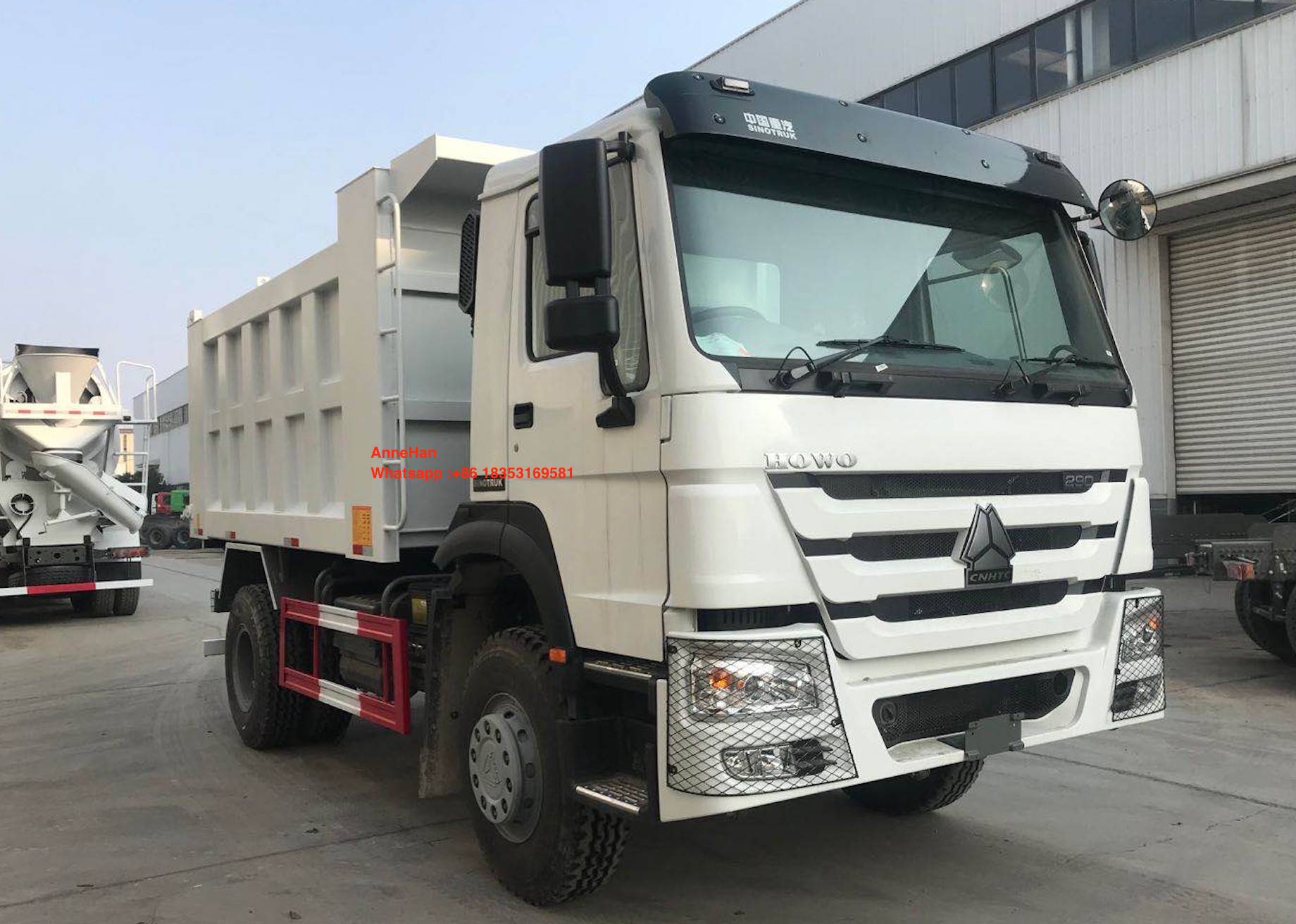 Manual 20M3 HOHAN Dump Truck With Front HYVA Tipper 6x4