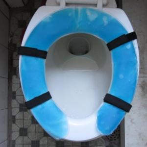 China best soft toilet seat, cooling gel seat cushion with high quality in blue on sale