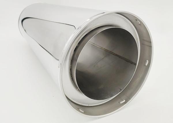 Standard Metal Plate Chimney Pellet Vent Pipe 3Inch Surface Spray Black