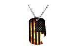 Stamped Stainless Steel Dog Tag Bottle Opener,Funny US army military dog tab