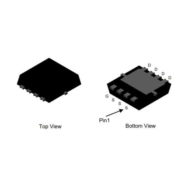 40V Integrated Circuit Chip DMT47M2SFVWQ 150°C N-Channel Enhancement Mode MOSFET