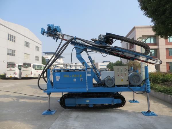 Quality Rotary System Drilling Rig Construction , Hydraulic Crawler Drilling Machine MDL - 150H for sale