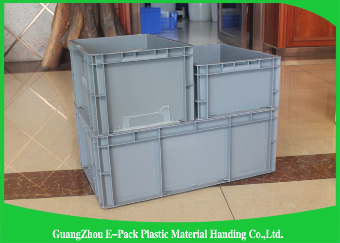 Heavy Duty Plastic Euro Stacking Containers Food Grade For Fruit And Vegetable