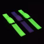 Luminous Quick Release 20mm Silicone Rubber Watch Strap Bands Flexible