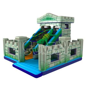 Wholesale Quadruple Stitches 0.55mm Plato Inflatable Bouncy Castle from china suppliers