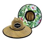Summer straw hat with large brim Beach shade hat Panama Raffia straw hat
