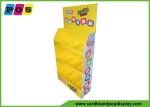 Three Shelves Corrugated Pop Retail Cardboard Displays For Drawing Board