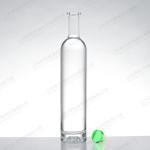 Hot Stamping Glass Wine Bottles 375ml 500ml for Sample Whiskey Supply Rubber