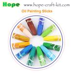 Non-toxic 8 , 12, 24, 48 Colors Oil Paint Sticks Washable Water soluable for