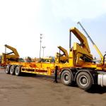 37Ton 45Ton Self Loading Side Lifter Container Trailer