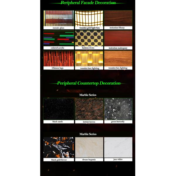 Customized Design Indoor Rectangle Teppanyaki Grill Table 240V