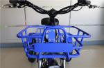 Aluminum Alloy Frame 48V 500W 3 Wheels Electric Cargo Tricycle with 24"x4.0 Fat