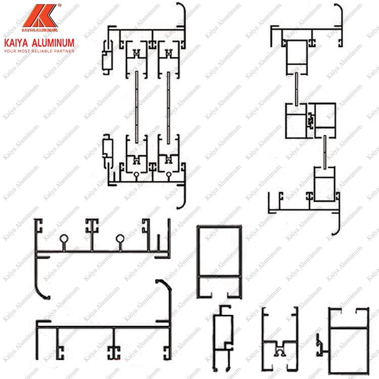 T5 Aluminium Window Extrusions