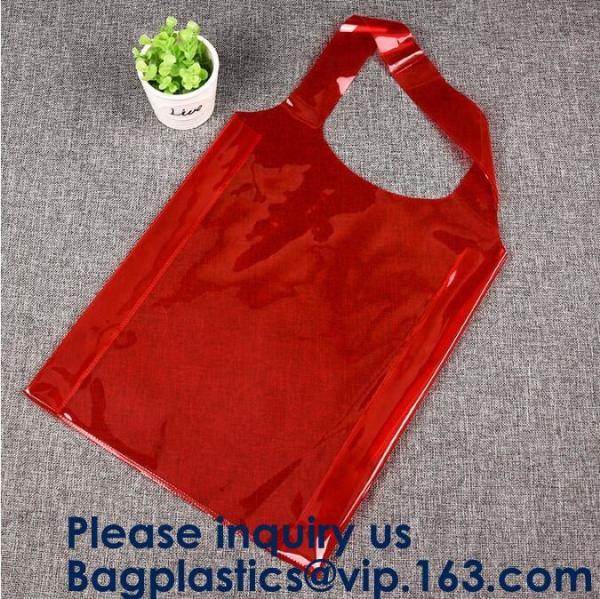 Biodegradable Promotional BAGEASE Three-Layer Hand Bag PVC Tote Waterproof Craft Paper Bag Leather Handle Tote Bag