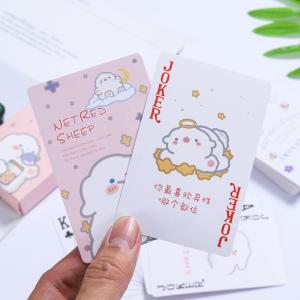 Wholesale 250gsm 57x87mm Custom Printed Playing Cards Logo Pattern 25kg/Ctn from china suppliers