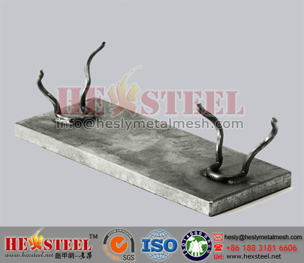 bull horn refractory anchors