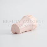 Love Heart Plastic Handle Small Kabuki Makeup Brush Without Ferrule 43g