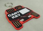 Stamping / Die Casting Rubber Key Chain , Design Your Own Custom Shaped