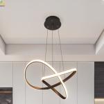 Mirror Titanium Home Art Baking Paint Gold LED Nordic Pendant Light