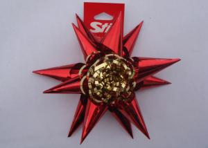 Wholesale 4&quot; PET fancy ribbon bow for Christmas Holiday decoration and promotion from china suppliers