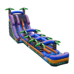 Wholesale Inflatable Toys Accessories Water Slides 22'H Purple Crush Inflatable Water Slide Slip from china suppliers