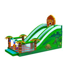 Wholesale Children Fun Park Inflatable Forest Palm Trees Slide For Rentals from china suppliers