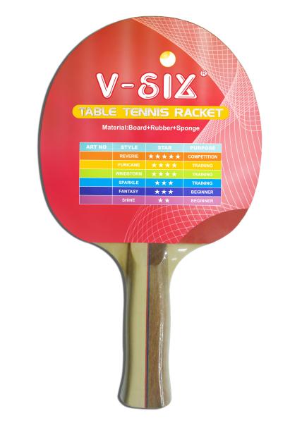 Playing Table Tennis Bats With Higher Density Yellow Sponge 1.5mm Linden Plywood