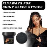 Salon Hair Color Braiding Gel for Extreme Hold and Non-Flaking Control All Hair