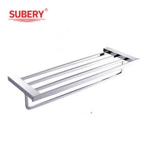 Wholesale High Quality Stainless Steel Folding Bathroom Clothes Storage Wall Mounted Rustproof Towel Drying Rack from china suppliers