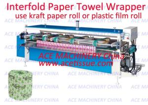 Wholesale Automatic Paper Overwrapping Machine 2800mm Log Width For Toilet Tissue Roll from china suppliers