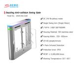 Warehouse Access Control Turnstile Gate Anti-Corrosion Steel and Low Maintenance