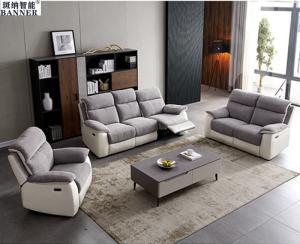 Wholesale BN Electric Reclining Leather Sofa Living Room Single Double Three Seats Combination Function Chiar Sofa Recliner from china suppliers