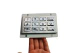 Waterproof 4 x 3 Layout Industrial Keypad Blue LED Light For Security Enter